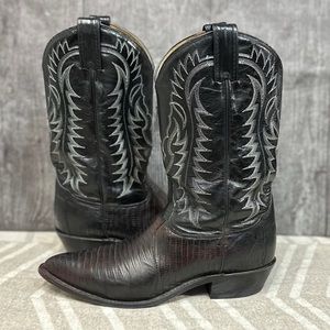 Tony Lama Men's Nacogdoches Teju Lizard Western Boots [S6714]